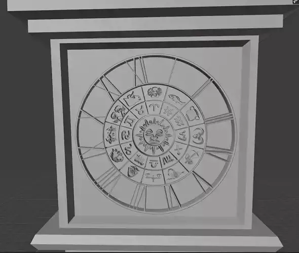 Symbols Zodiac 3D model