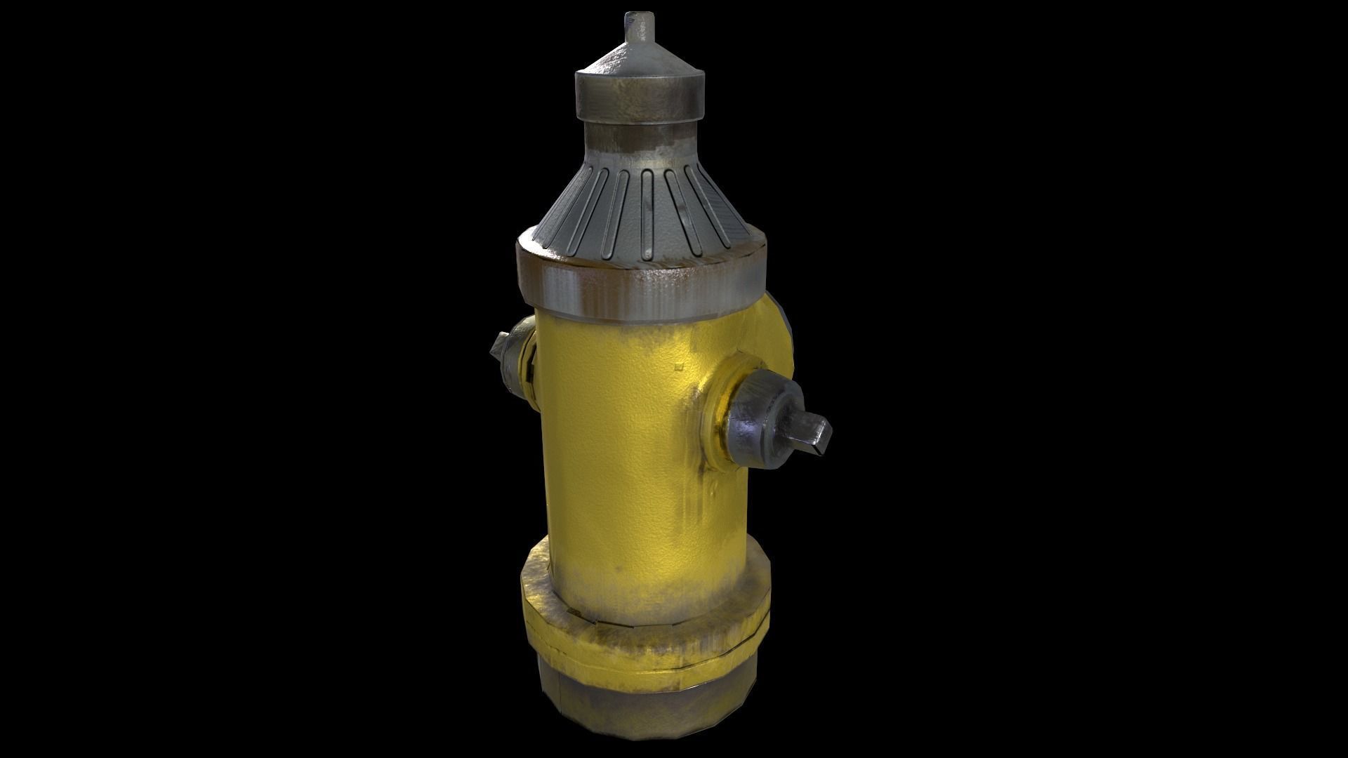 Fire Hydrant Free low-poly 3D model_2