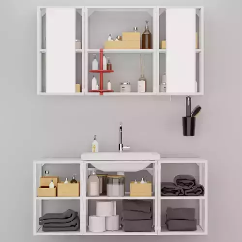 Bathroom furniture enhet 3D model