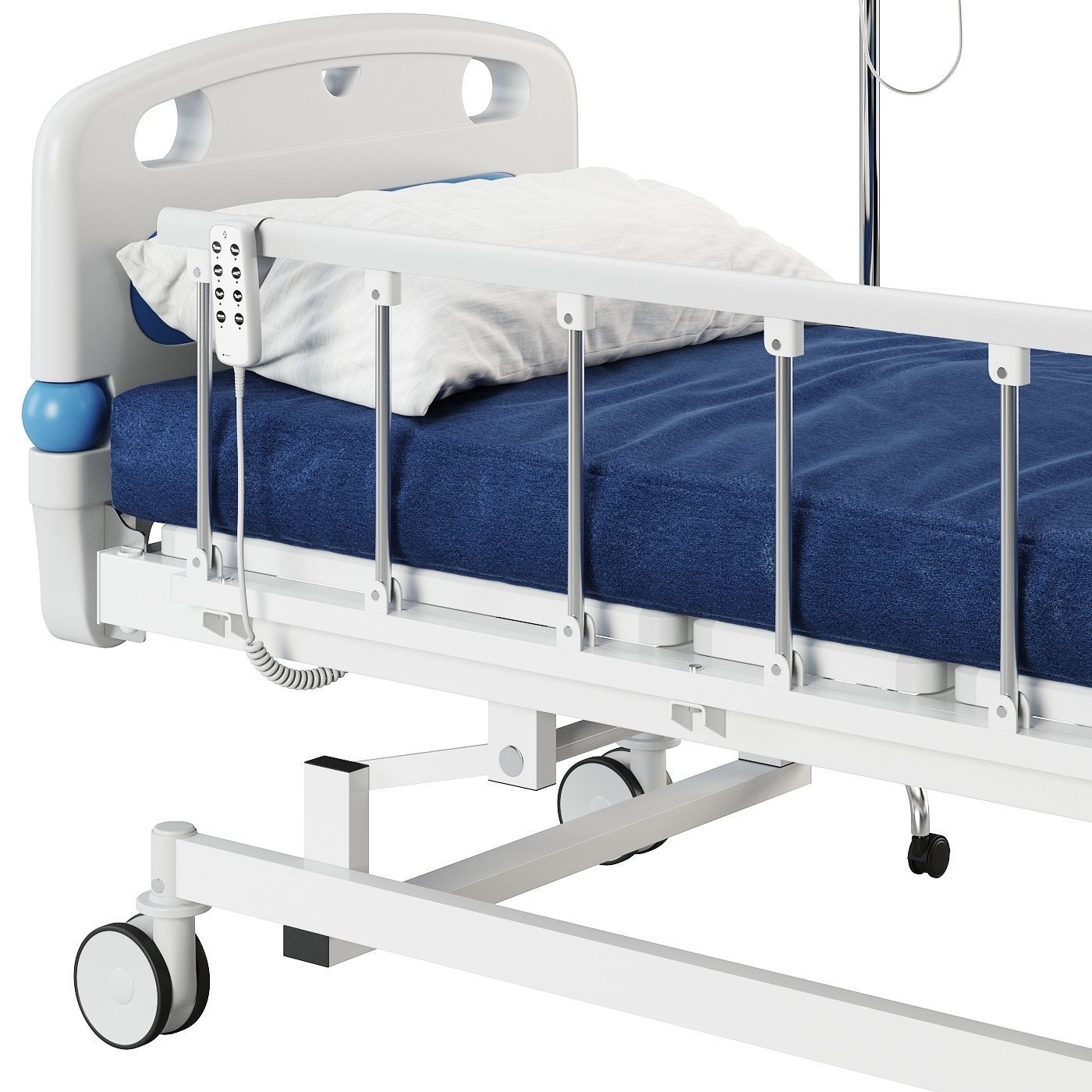 Medycare Hospital Bed 3D model_3