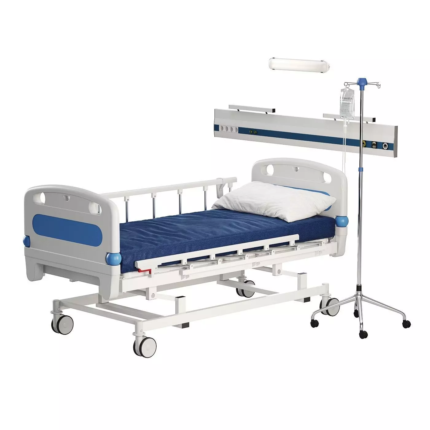 Medycare Hospital Bed 3D model_0