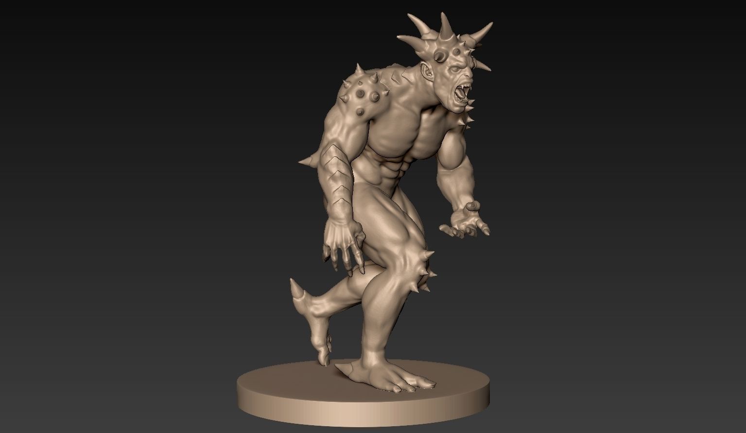 Demon Creature 05 3D model_5