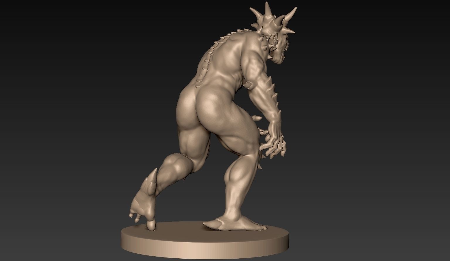 Demon Creature 05 3D model_4