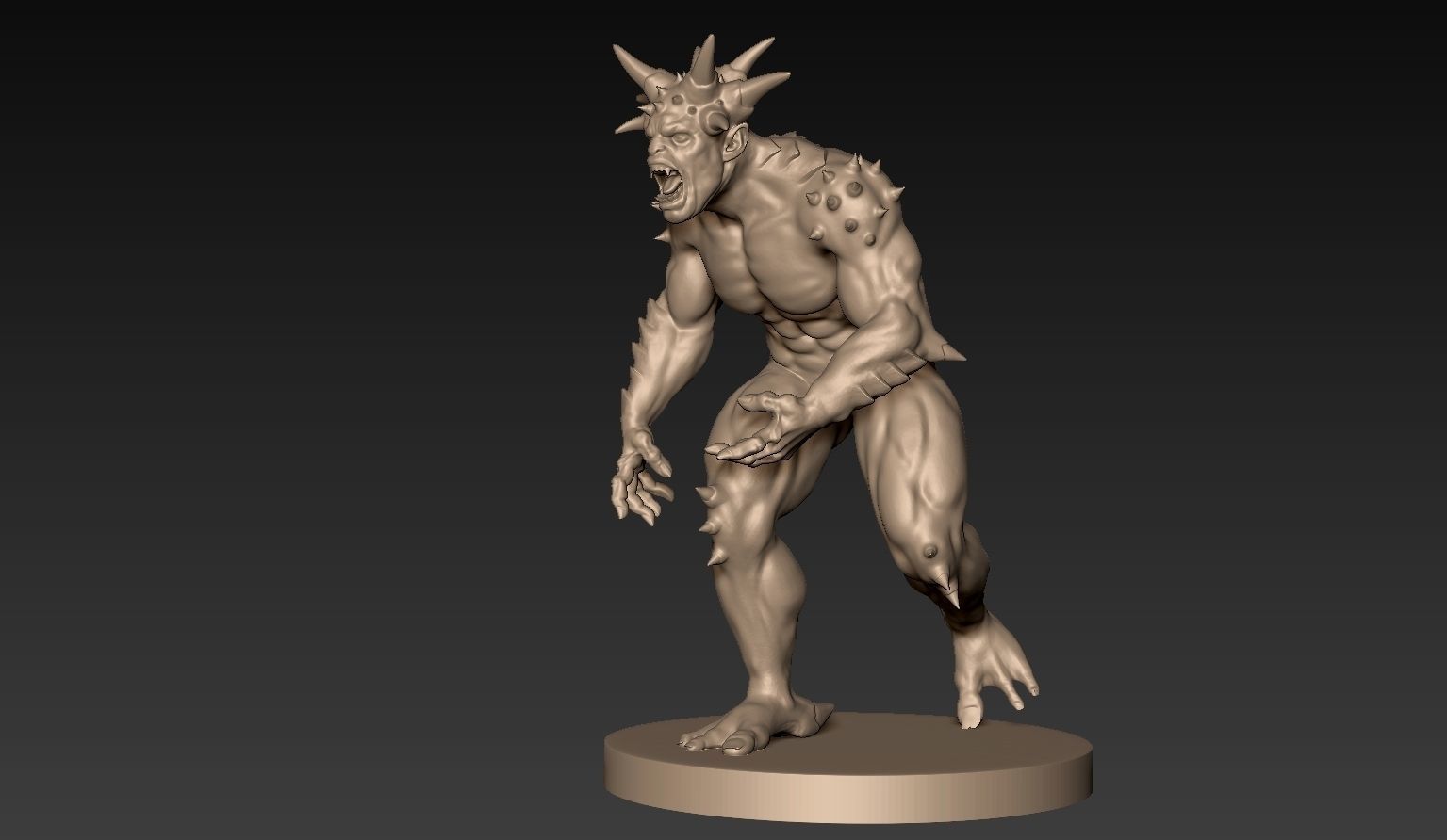 Demon Creature 05 3D model_1