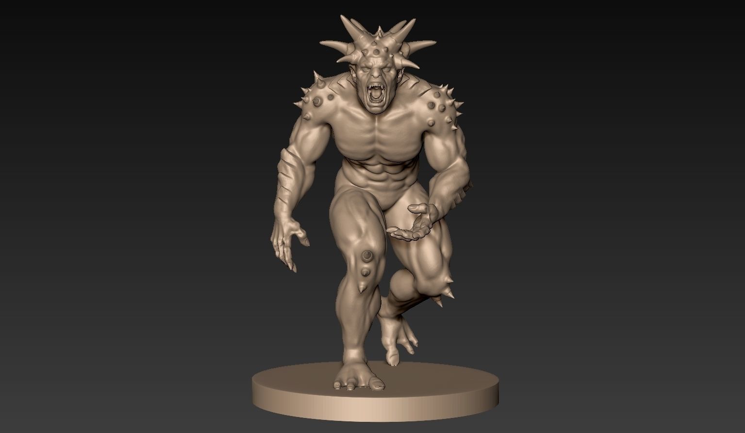 Demon Creature 05 3D model_3