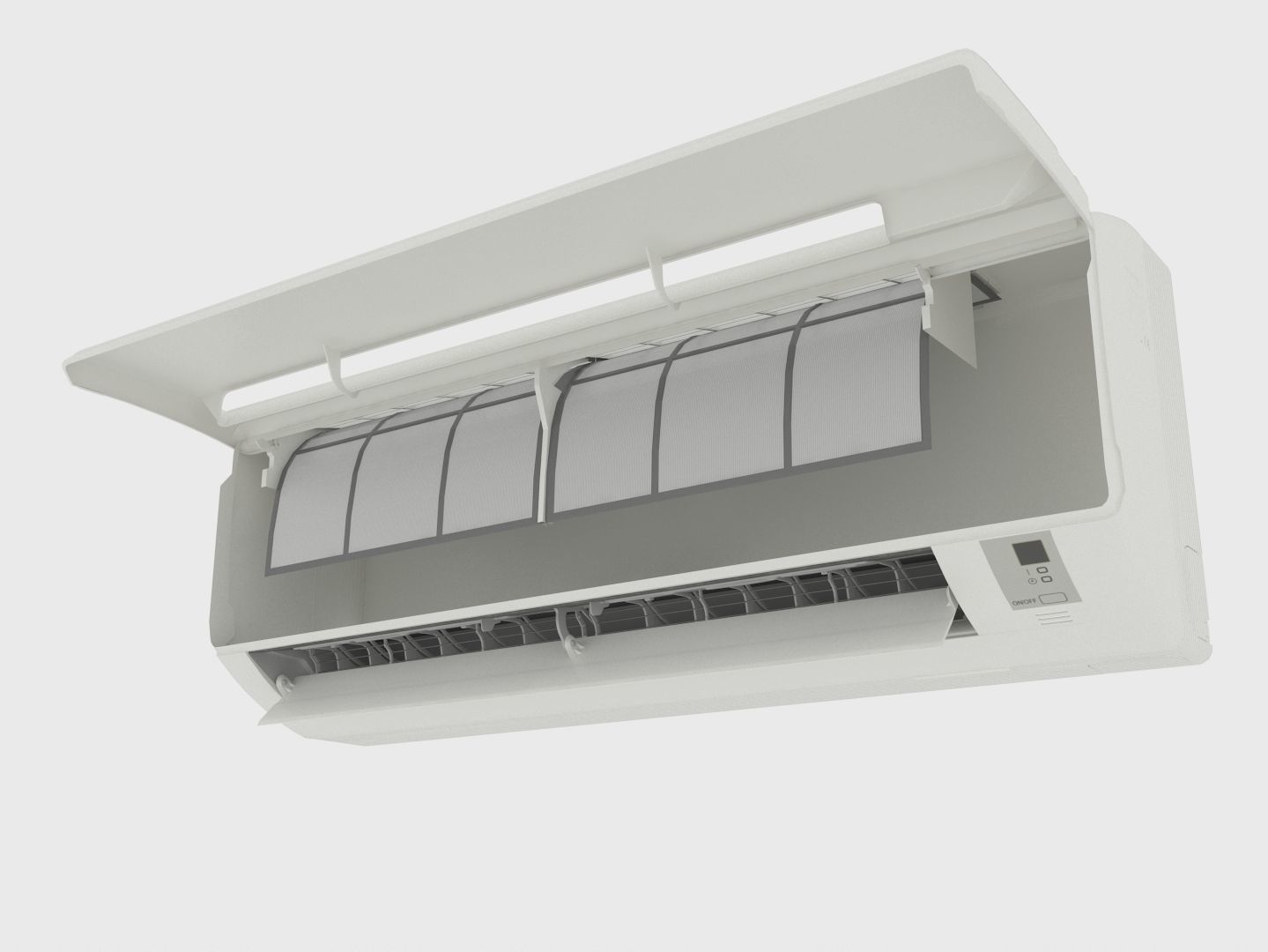 In Door Unit Airconditioner 3D model_3