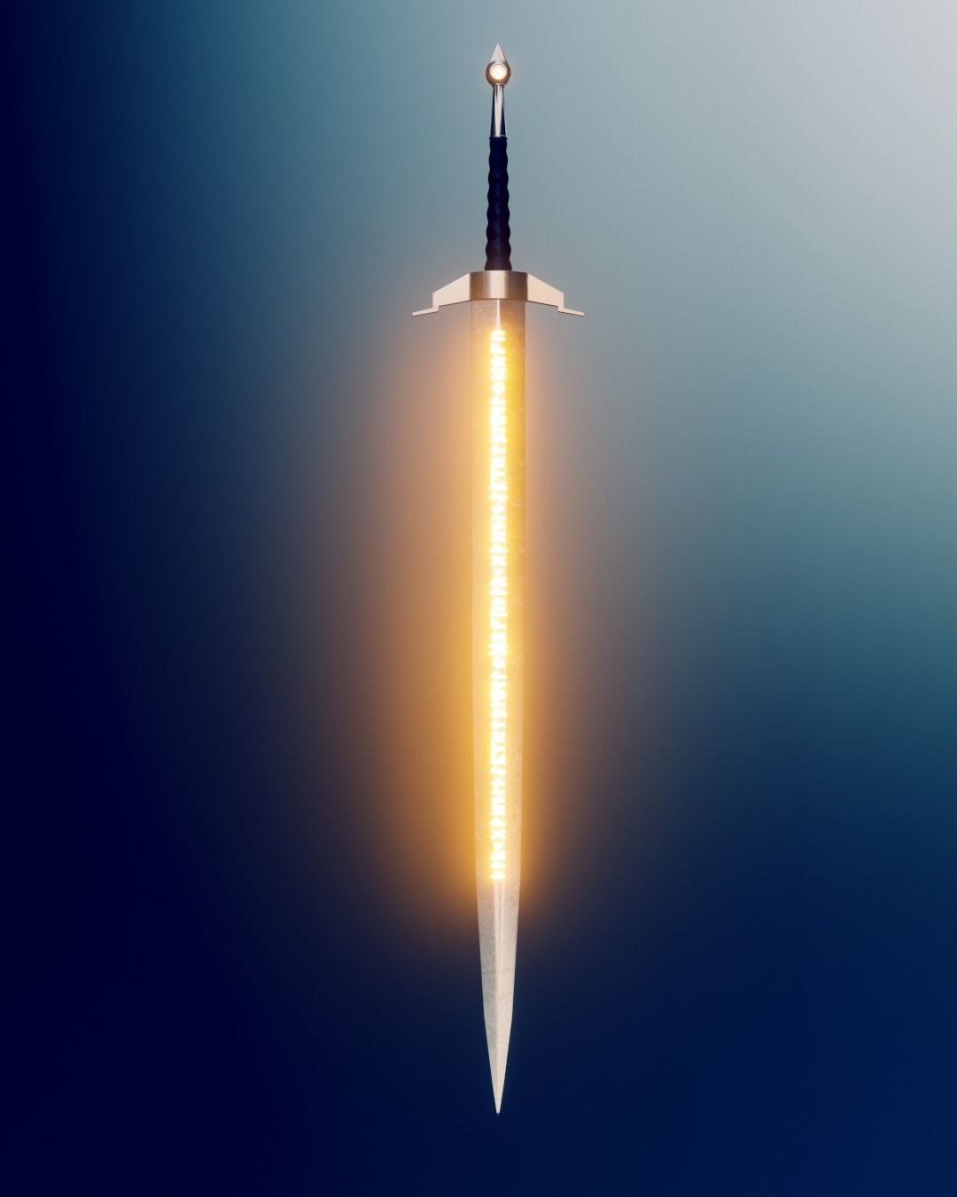 Sword Free low-poly 3D model_2