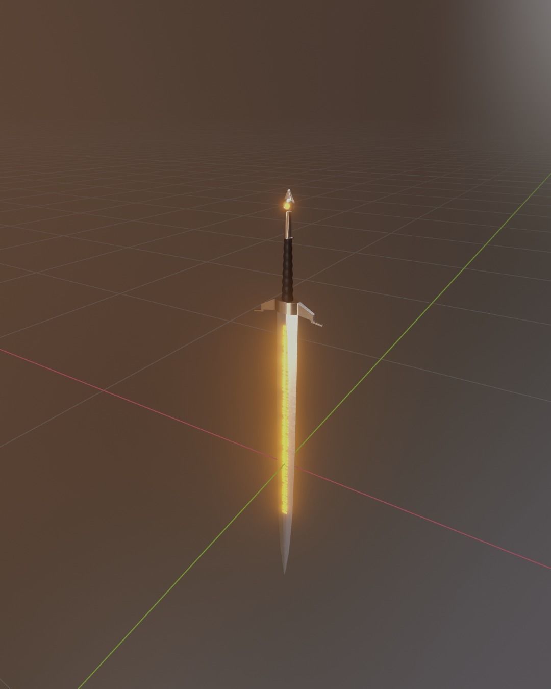 Sword Free low-poly 3D model_4