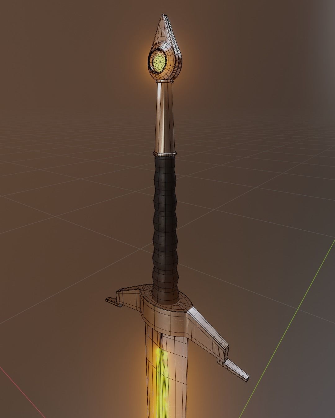 Sword Free low-poly 3D model_6