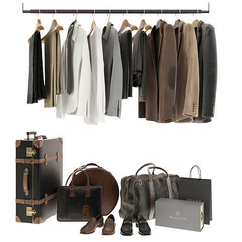 Clothes For Wardrobe 3D model