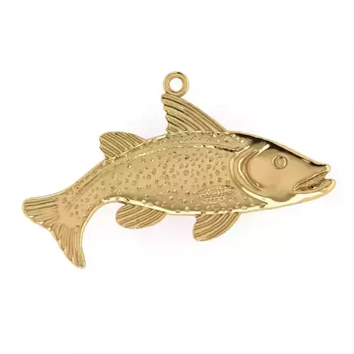 Fish Pendant 3D print model