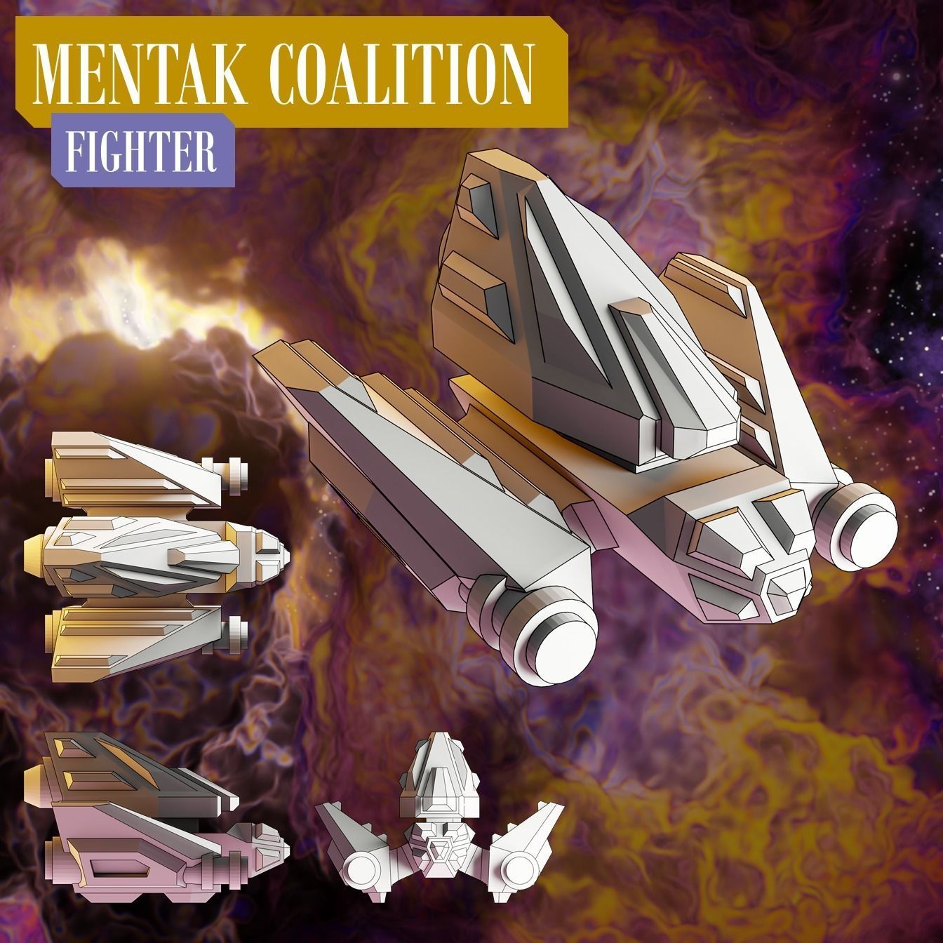 Twilight Imperium ships Mentak Coalition 3D print model_7