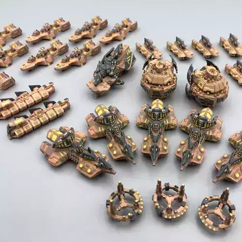 Twilight Imperium ships Mentak Coalition 3D print model