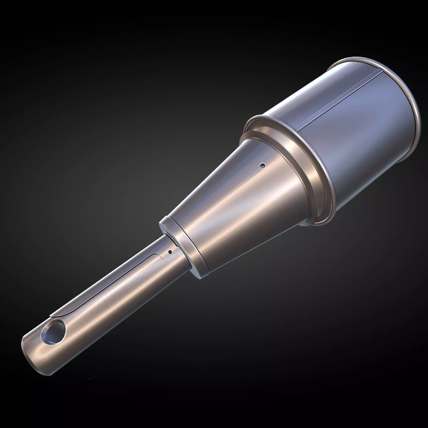 RPG 43 Soviet anti tank grenade from World War II 3D print model_0