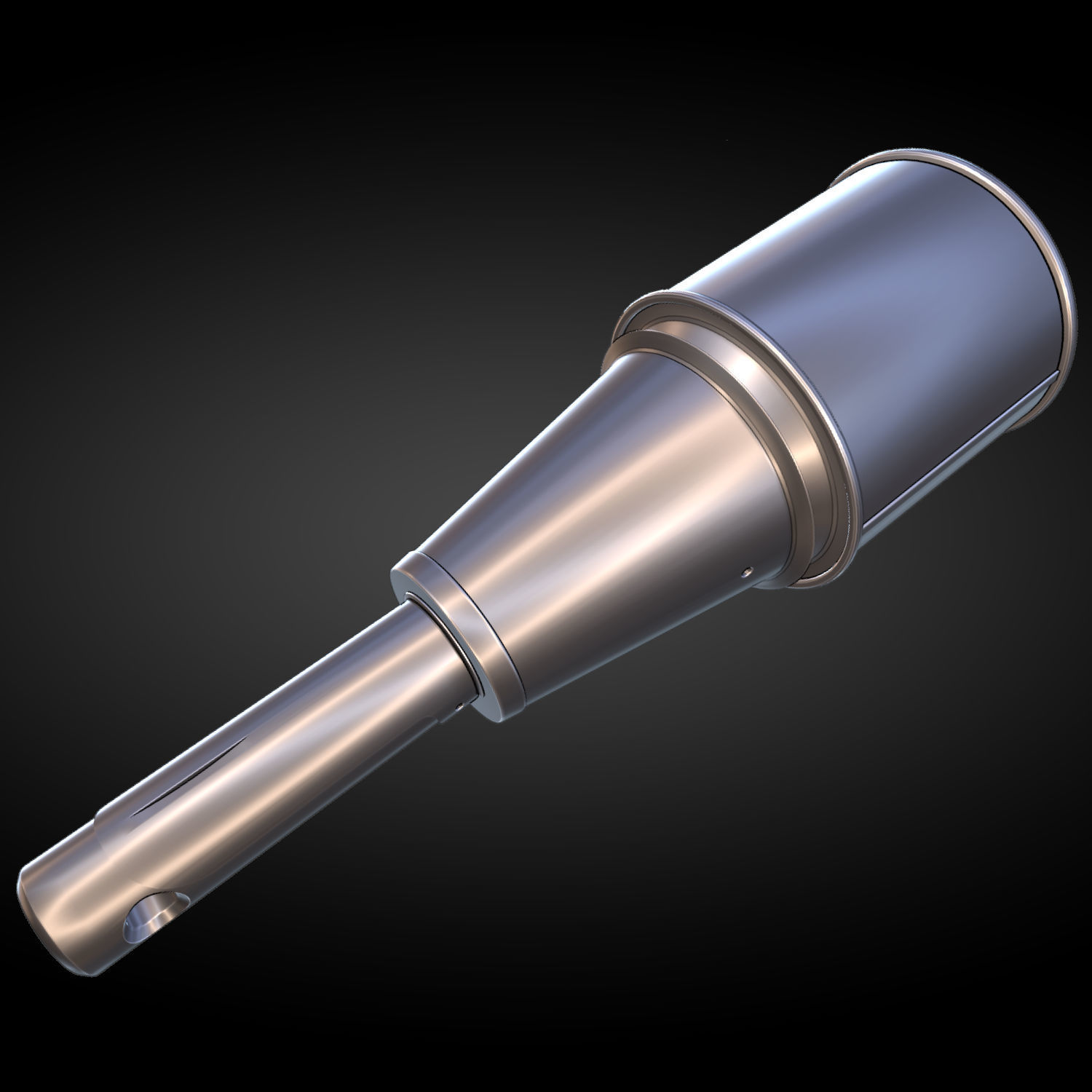 RPG 43 Soviet anti tank grenade from World War II 3D print model_3