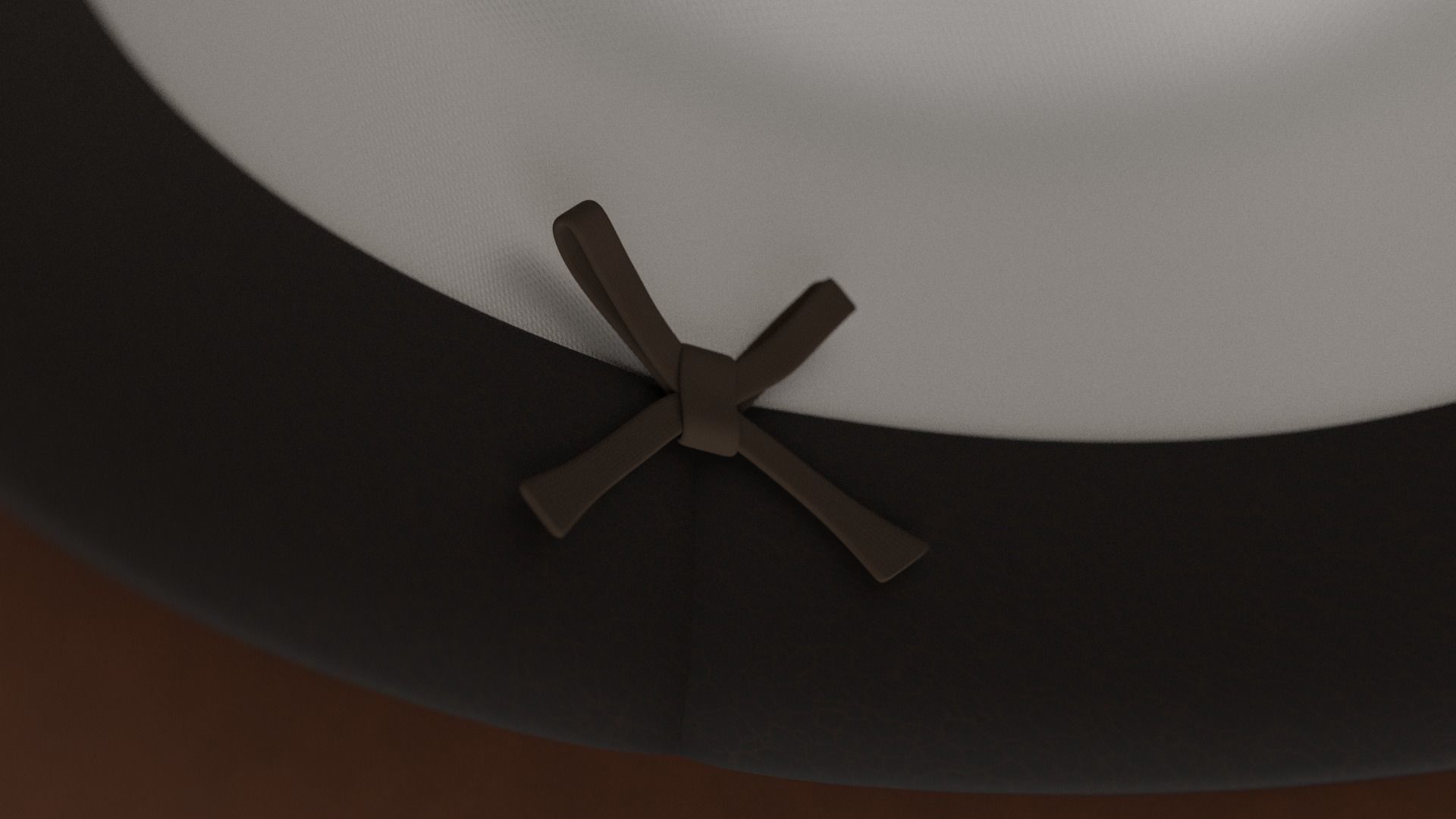 Realistic Game-Ready Fedora hat Low-poly 3D model_14