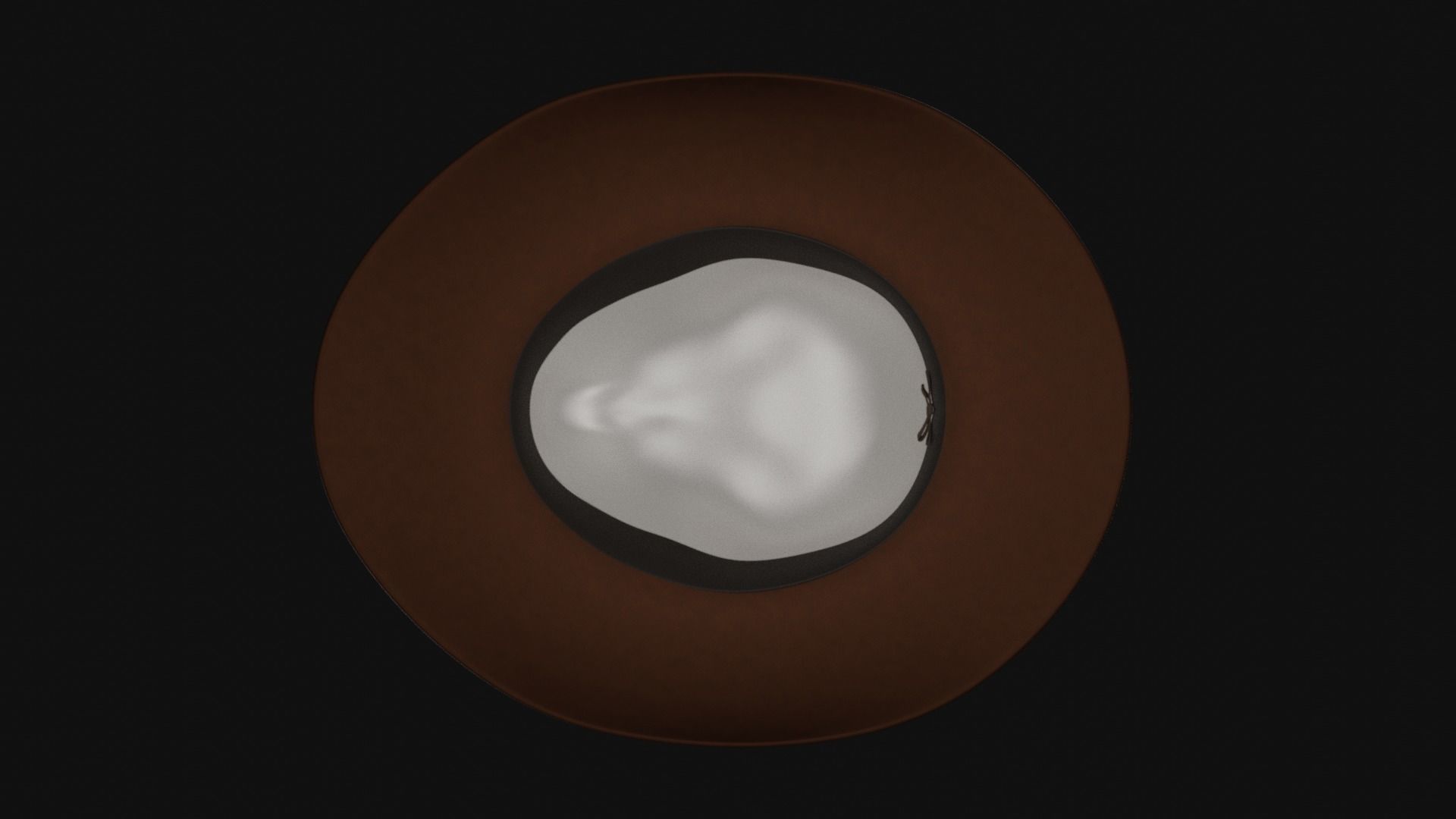 Realistic Game-Ready Fedora hat Low-poly 3D model_16