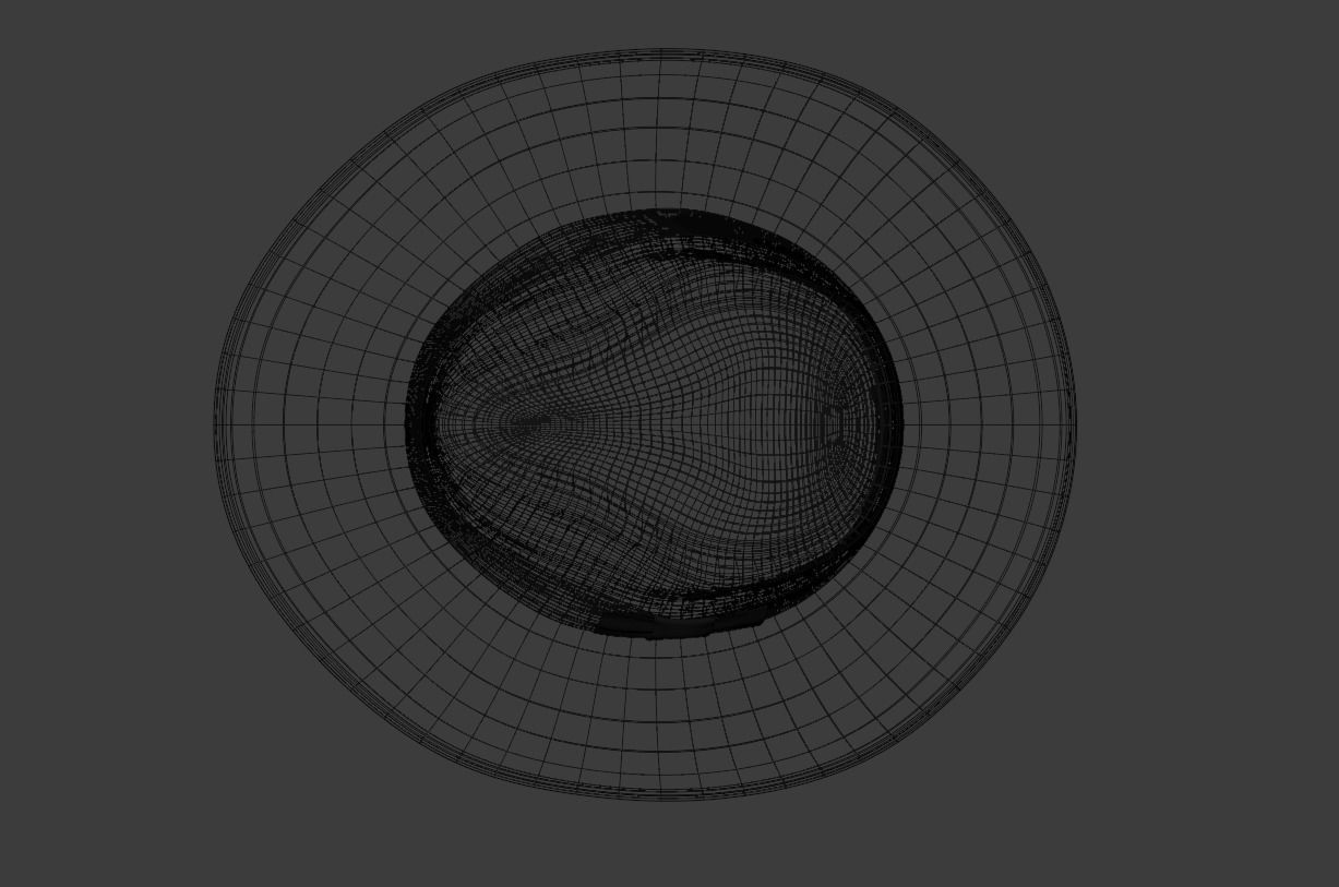 Realistic Game-Ready Fedora hat Low-poly 3D model_17