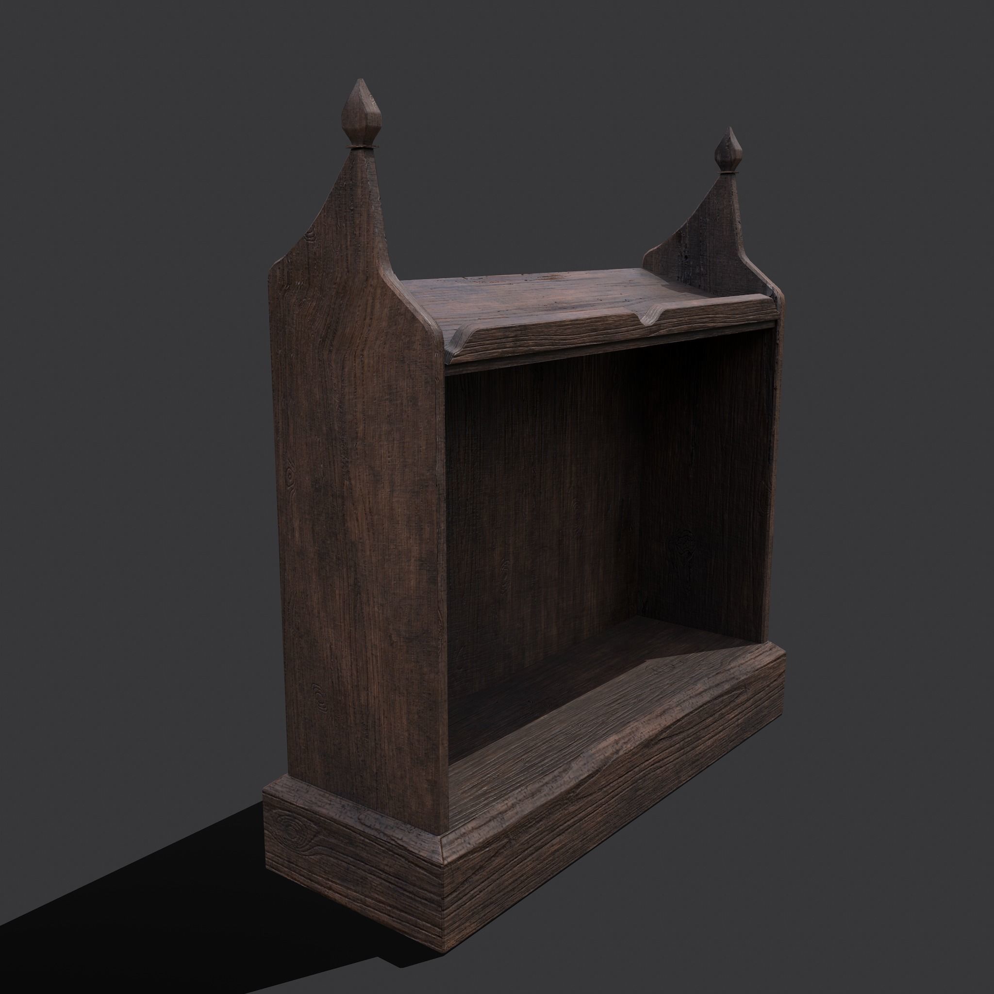 Medieval Bedroom Elegant Furnishings  3D Model Collection_80