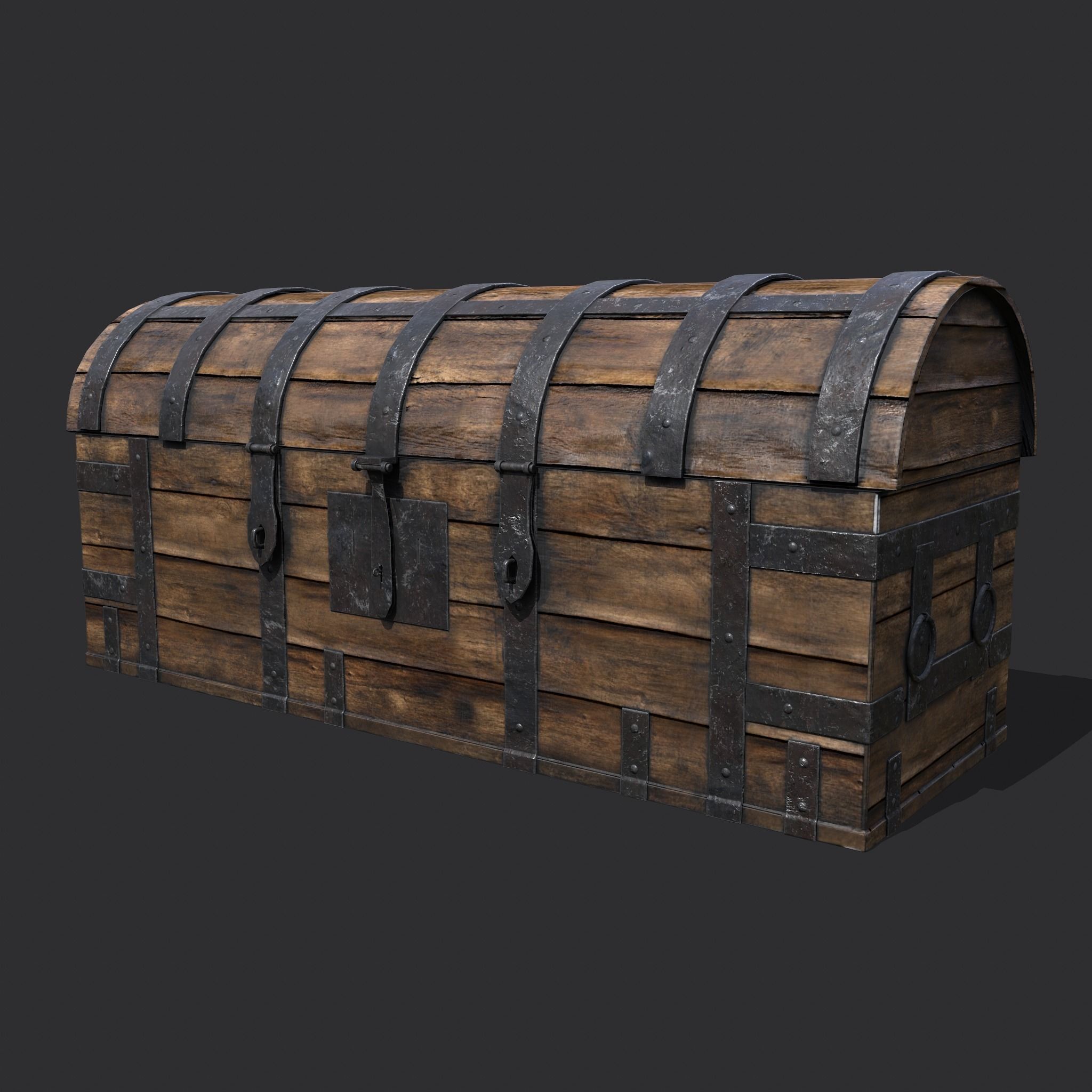 Medieval Bedroom Elegant Furnishings  3D Model Collection_22