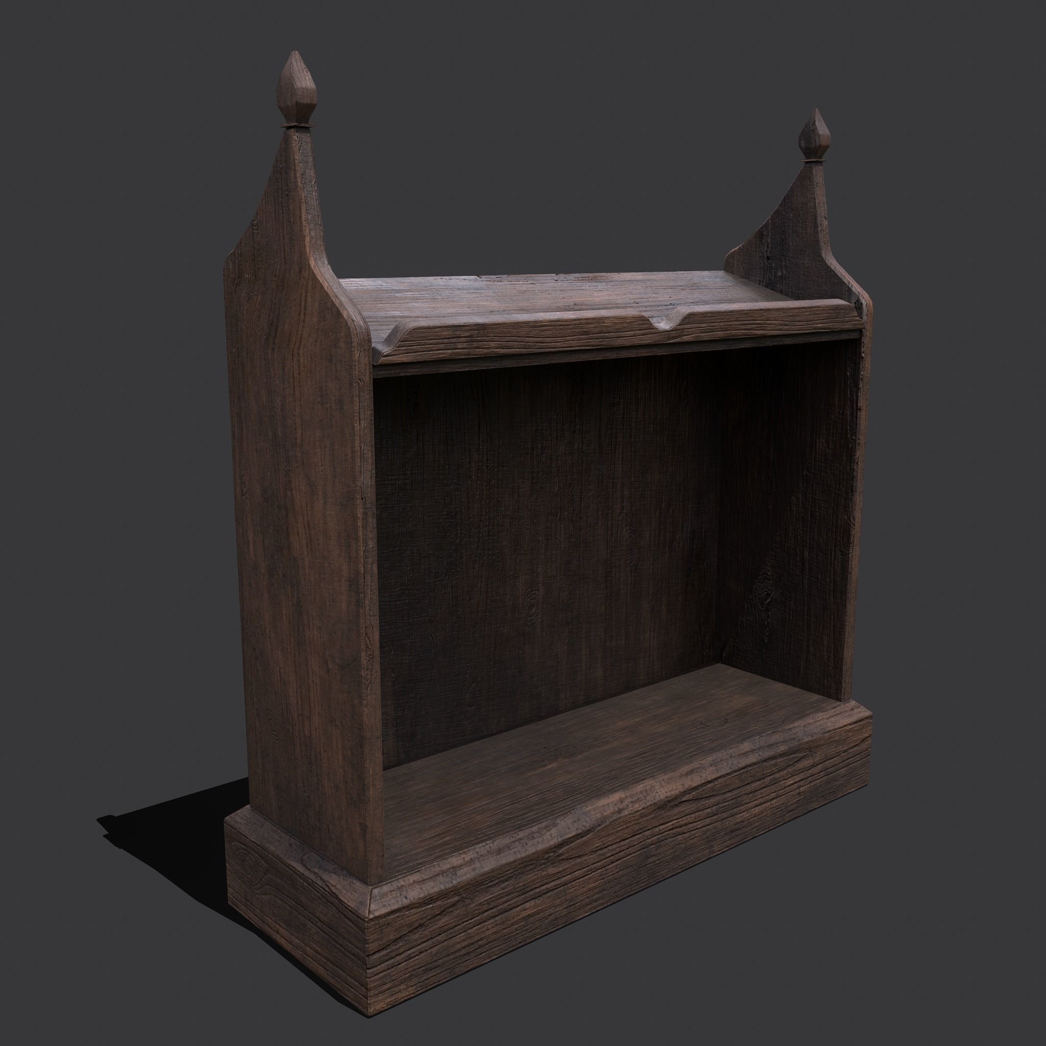 Medieval Bedroom Elegant Furnishings  3D Model Collection_34