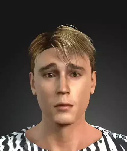 3d model of Justin Bieber the singer 3D model