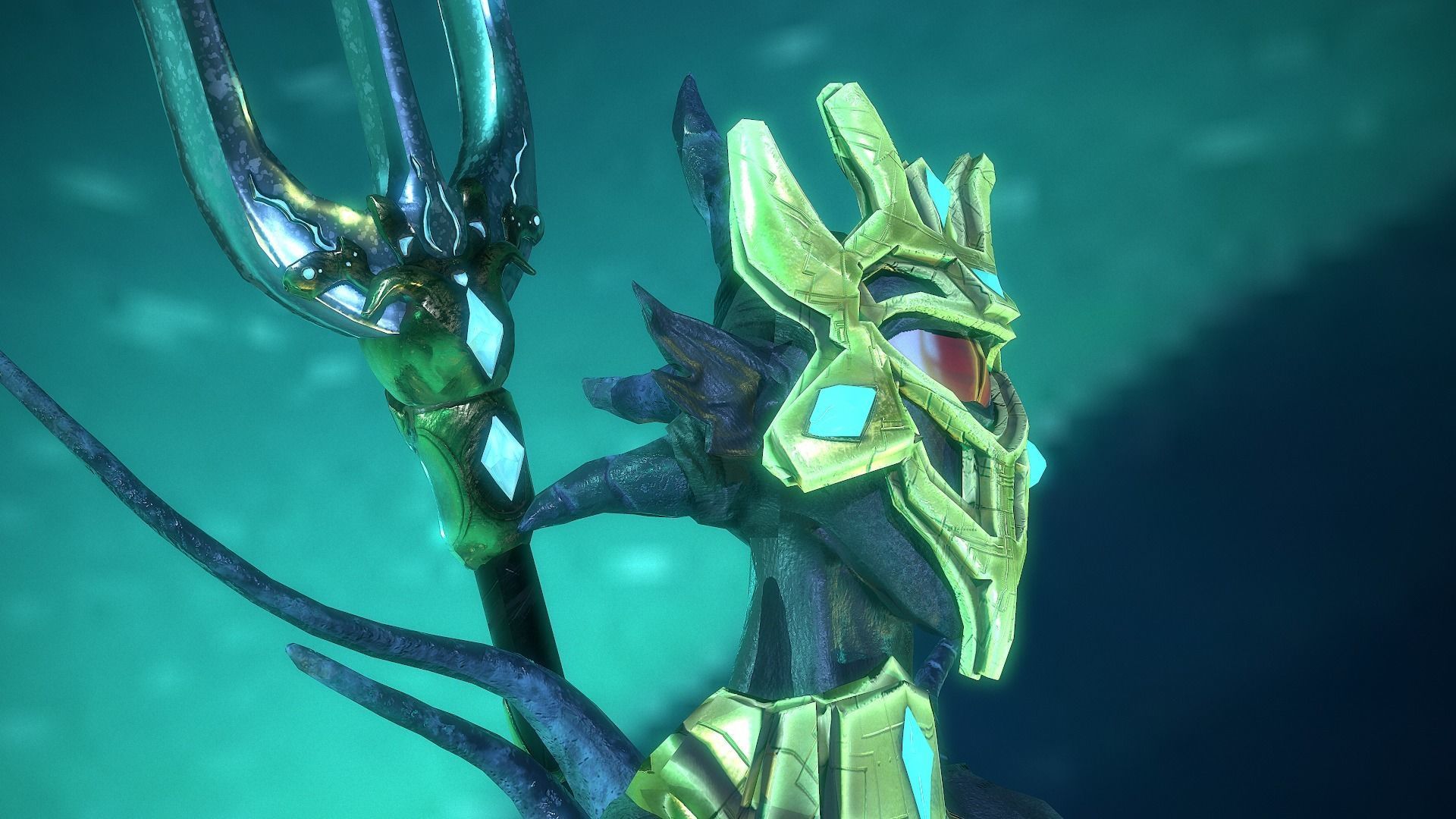 Cyclops Amphibian Low Poly model Low-poly 3D model_25