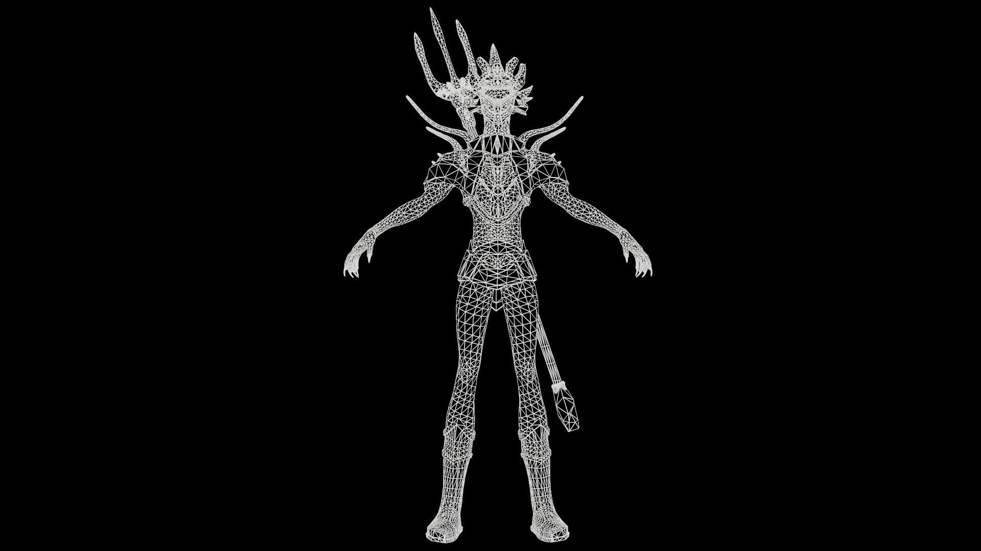 Cyclops Amphibian Low Poly model Low-poly 3D model_34