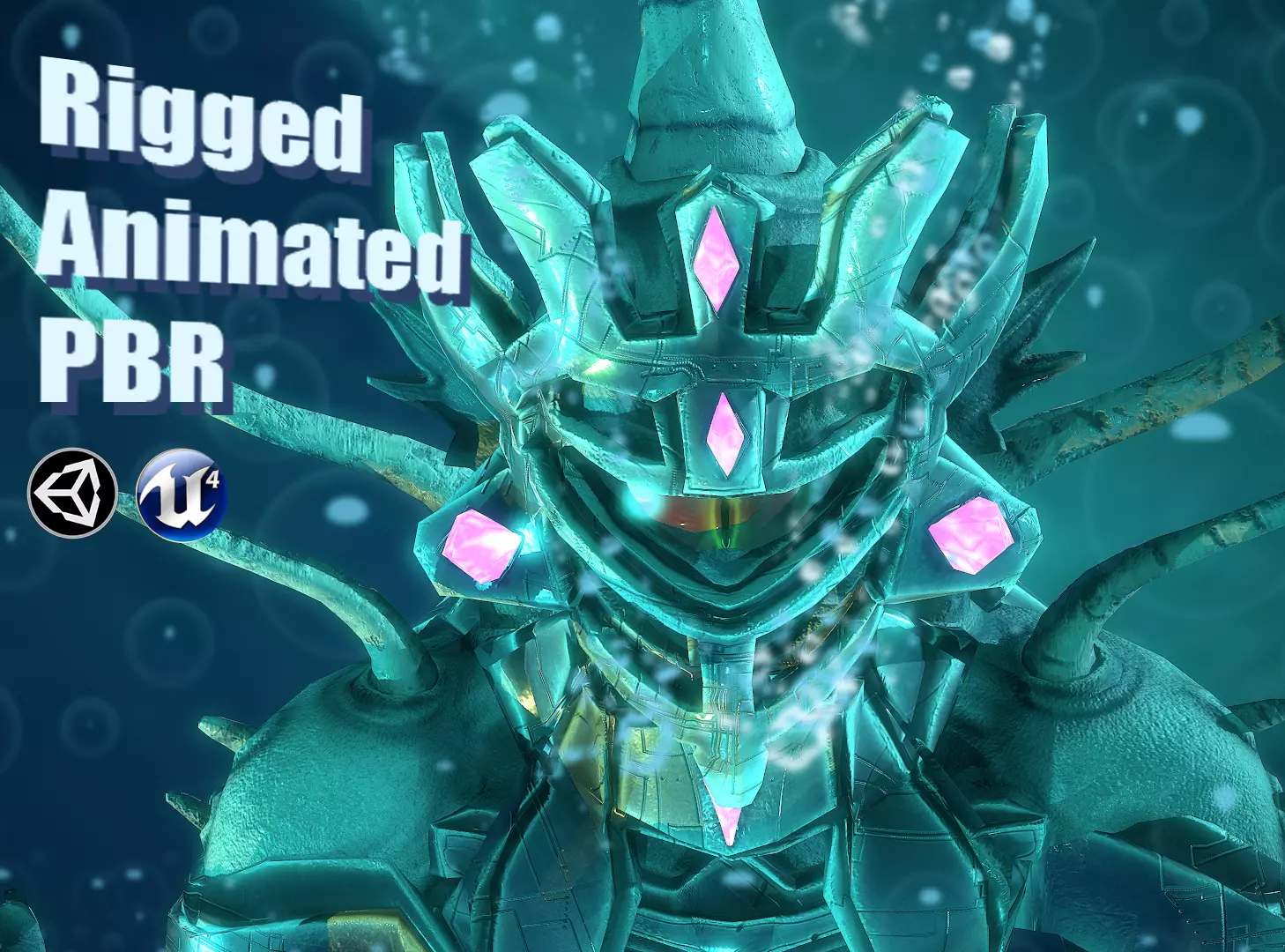 Cyclops Amphibian Low Poly model Low-poly 3D model_0