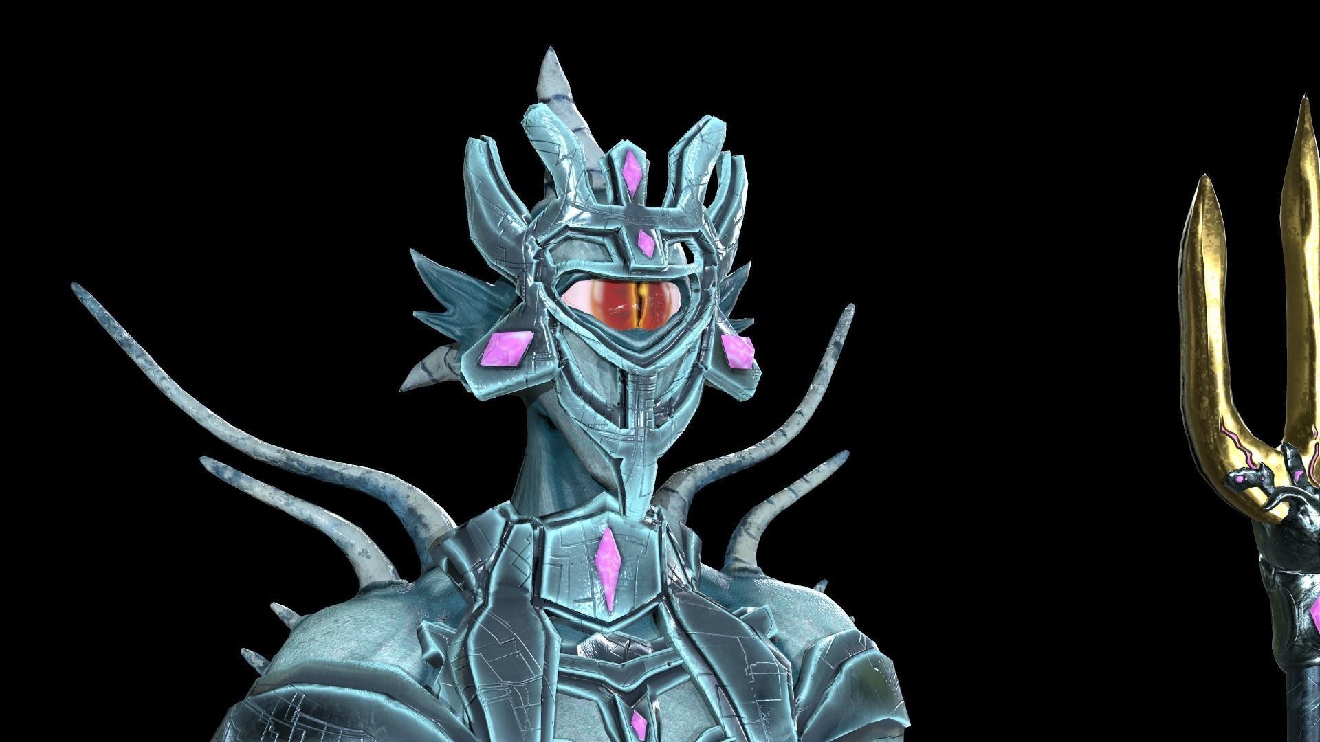 Cyclops Amphibian Low Poly model Low-poly 3D model_31