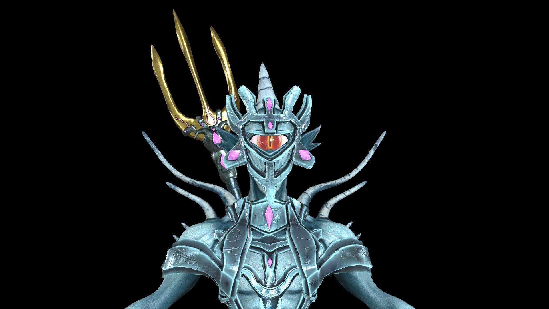 Cyclops Amphibian Low Poly model Low-poly 3D model_30