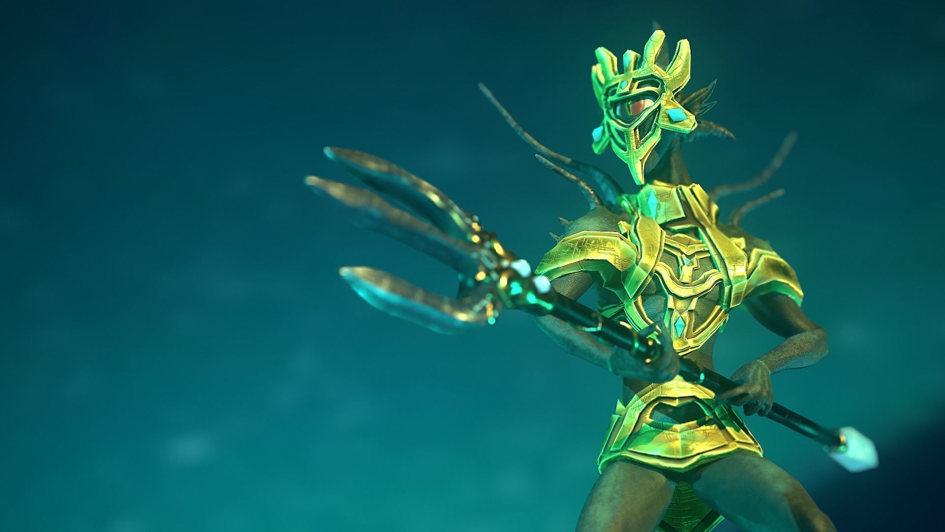 Cyclops Amphibian Low Poly model Low-poly 3D model_5