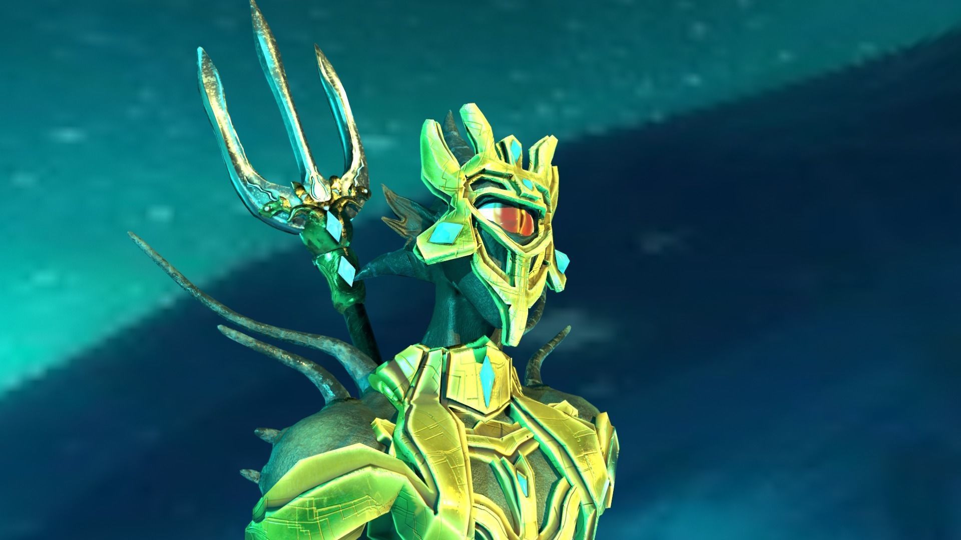 Cyclops Amphibian Low Poly model Low-poly 3D model_4