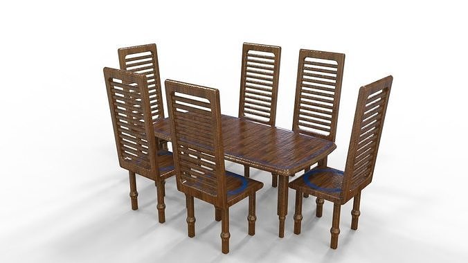 Dining Room Set -2 3D model