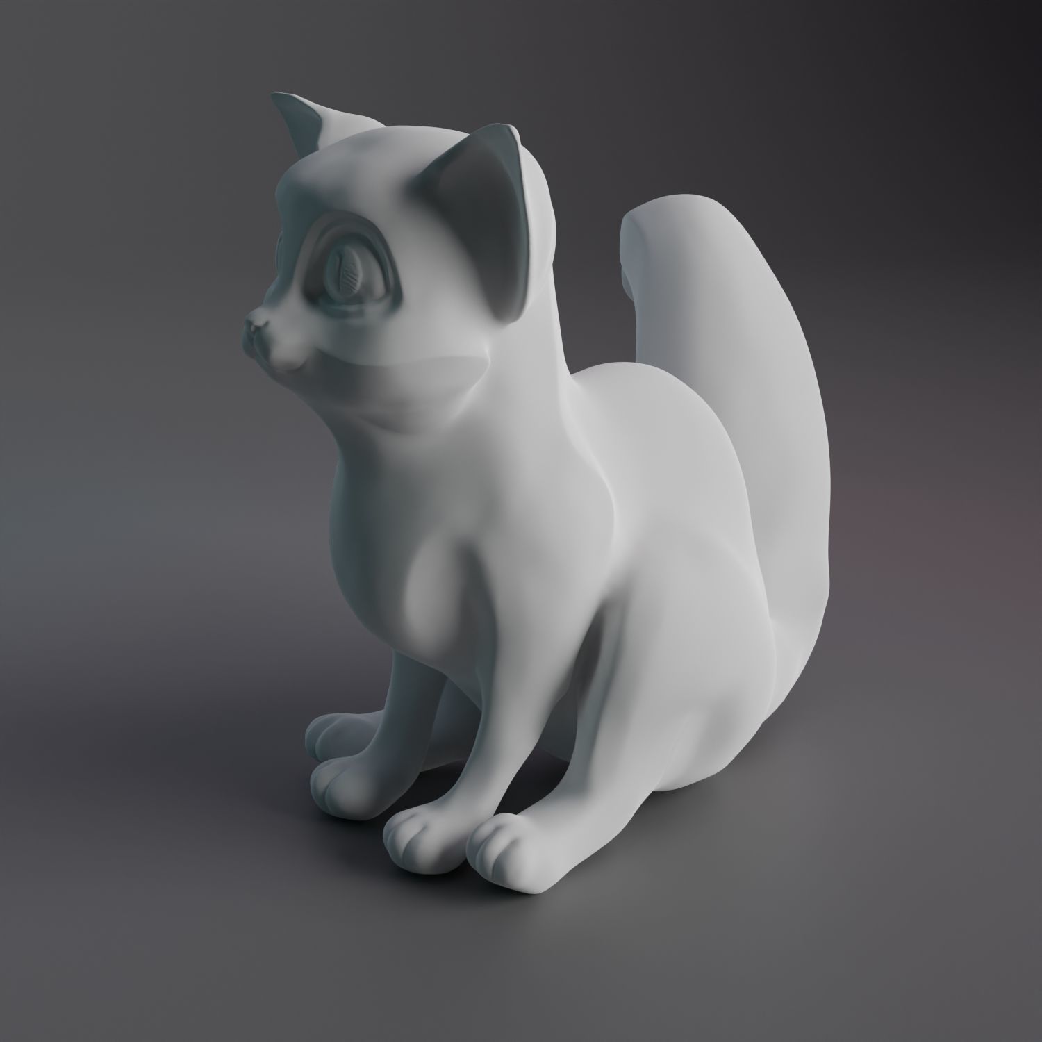 cat in a pumpkin 3D print model_3