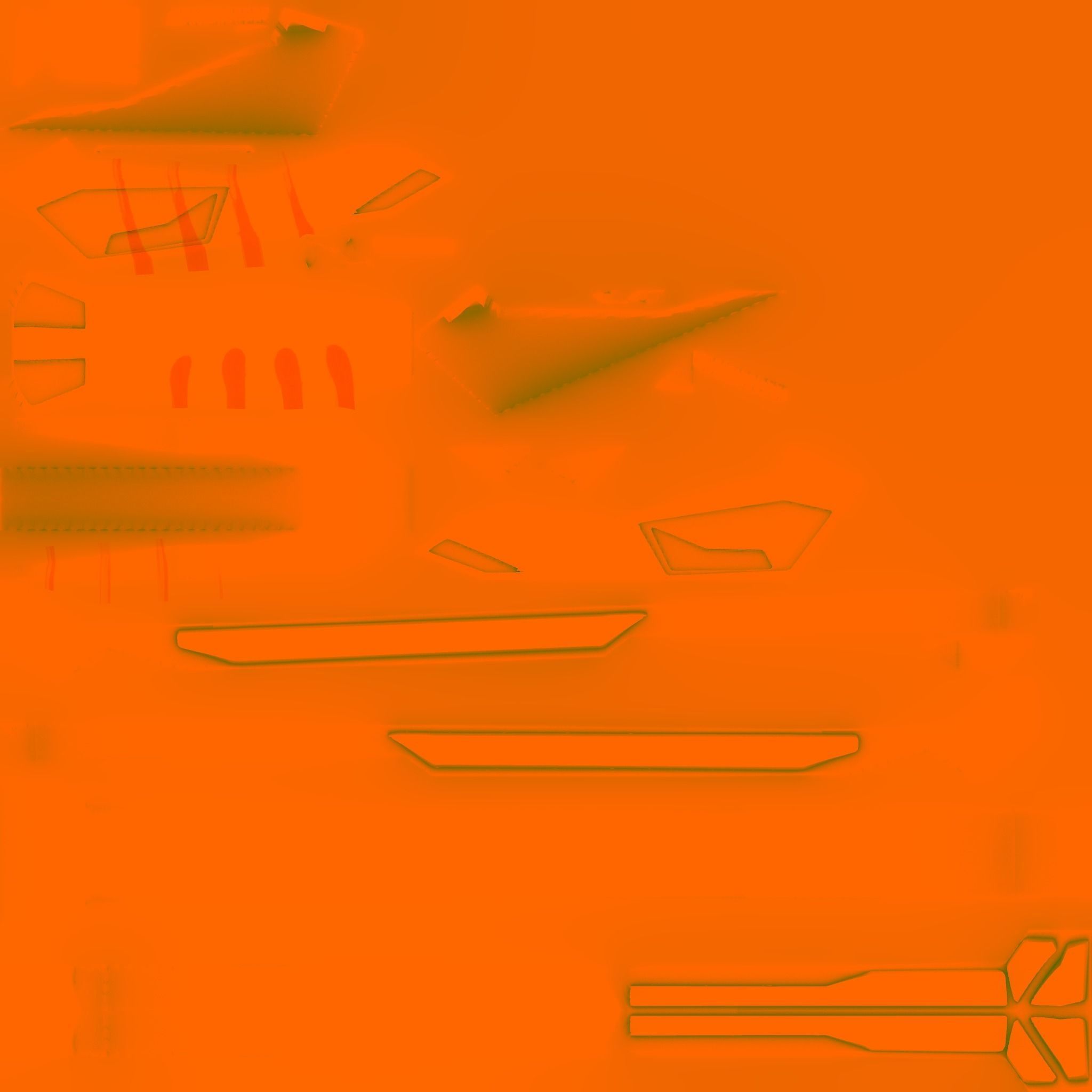 Weapon Pack All In One Futuristic Pack -Modern Pack for games Low-poly 3D model_17