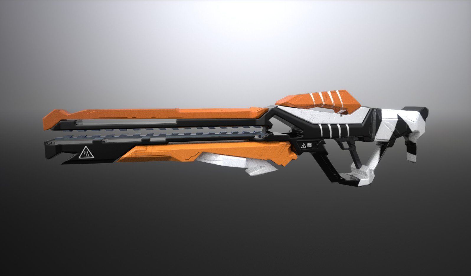 Weapon Pack All In One Futuristic Pack -Modern Pack for games Low-poly 3D model_1