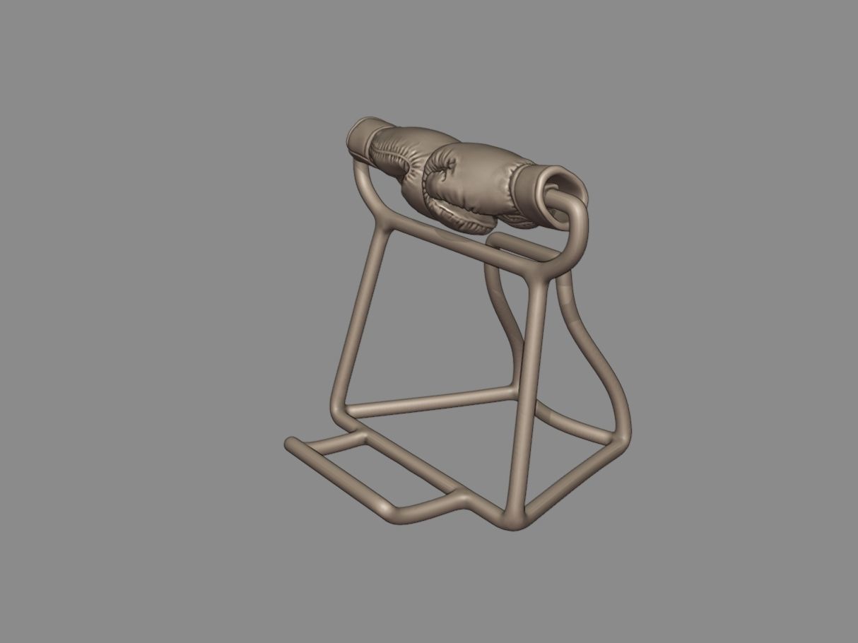 Shop card shelf - Boxing 3D print model_12