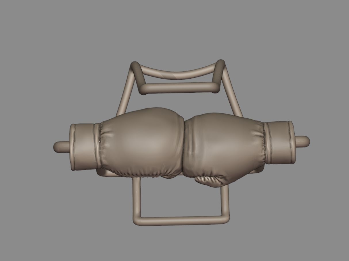 Shop card shelf - Boxing 3D print model_10