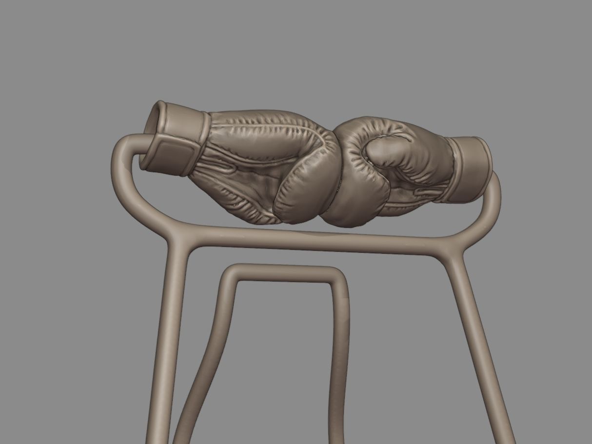 Shop card shelf - Boxing 3D print model_17