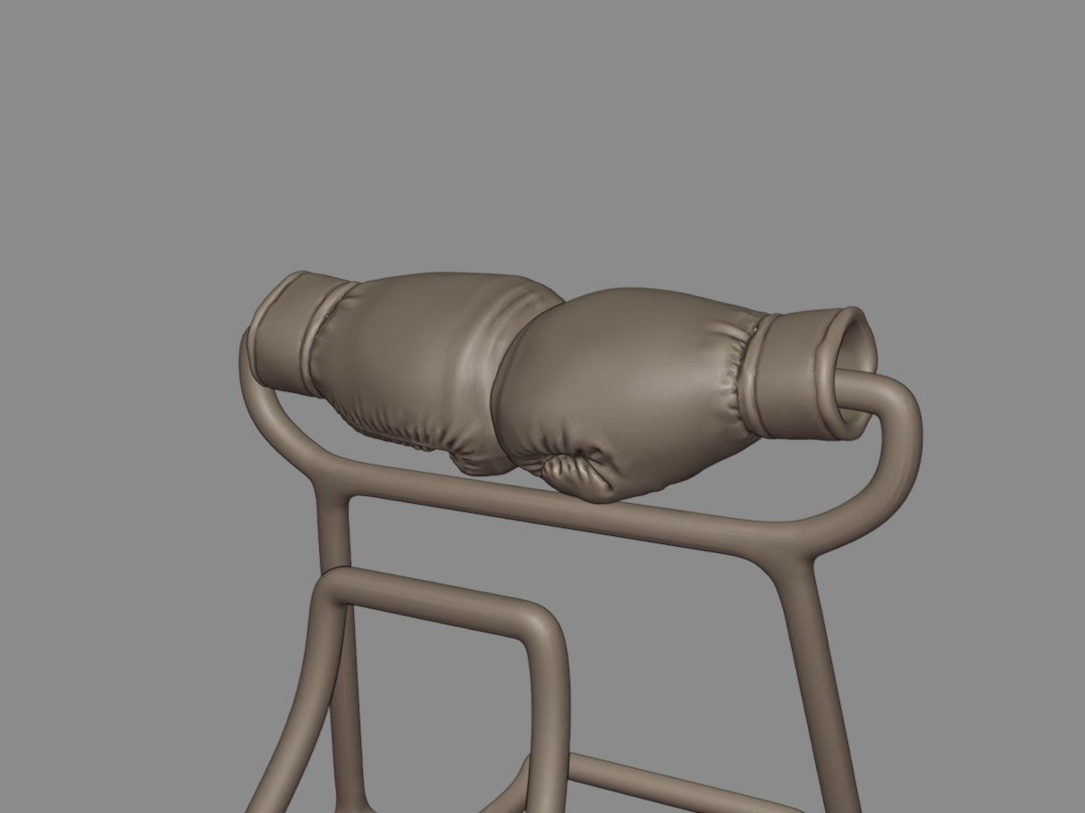 Shop card shelf - Boxing 3D print model_9