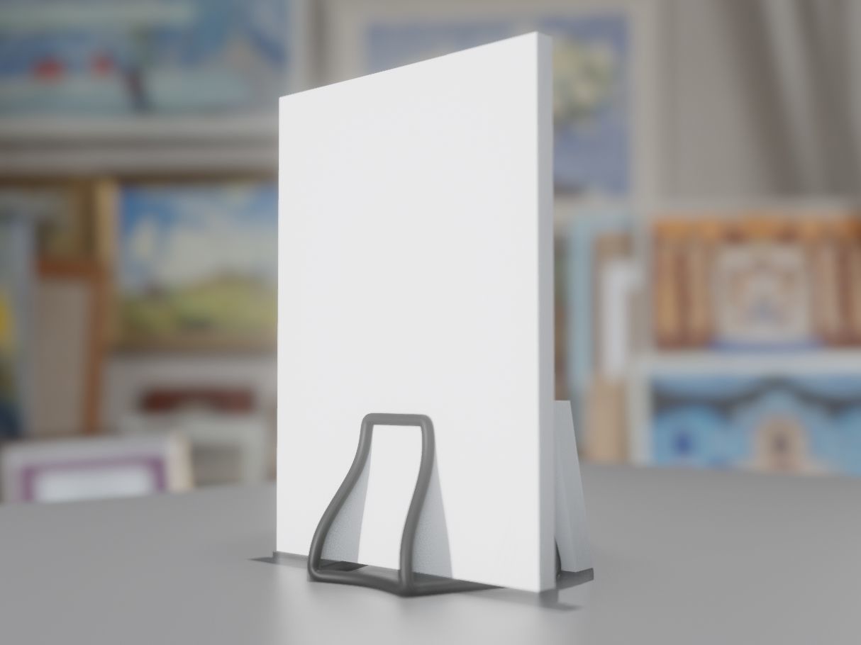 Shop card shelf - Boxing 3D print model_5