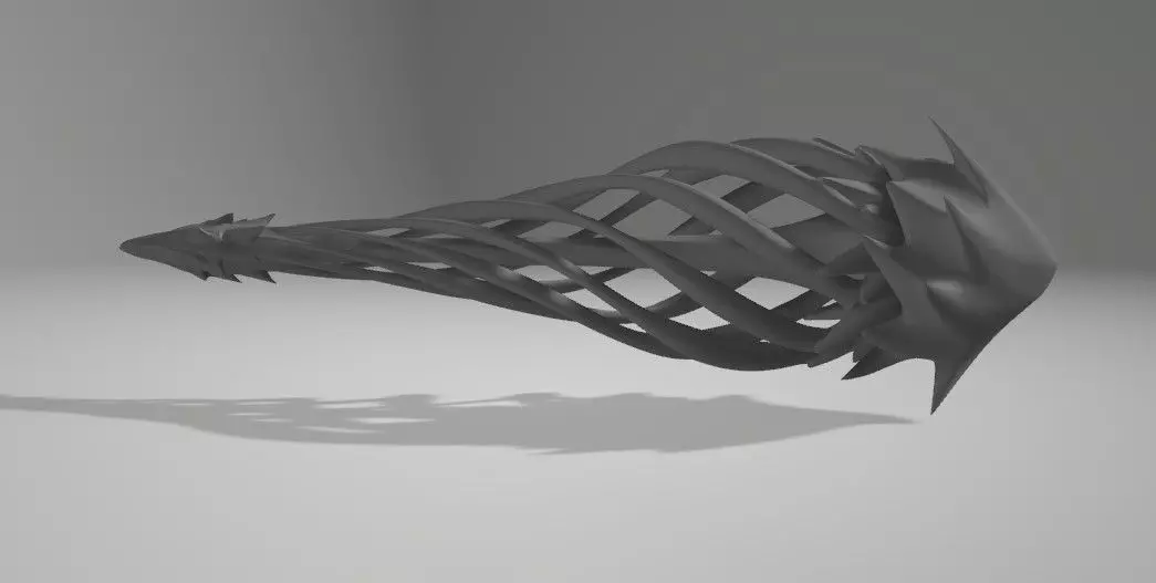 Spiral Blast effect 3D print model_0