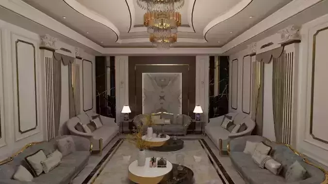 majliss luxury living room design