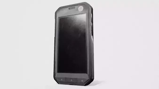 Utility Smartphone 3D Model Low-poly 3D model
