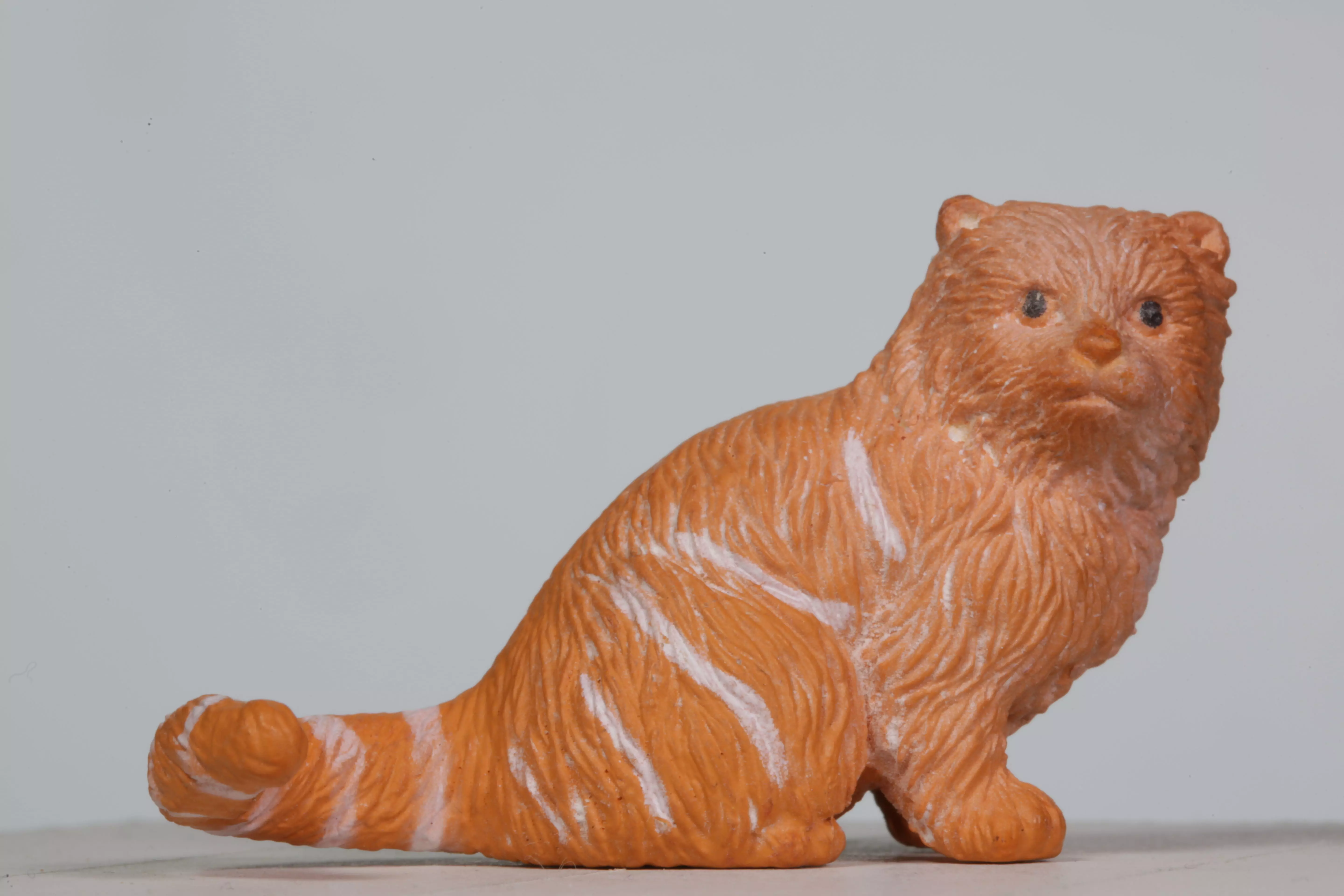 orange mini cat Free 3D model