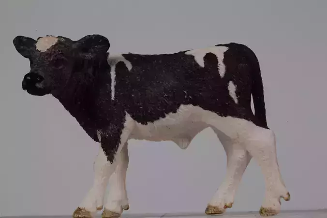 plastic miniature cow
