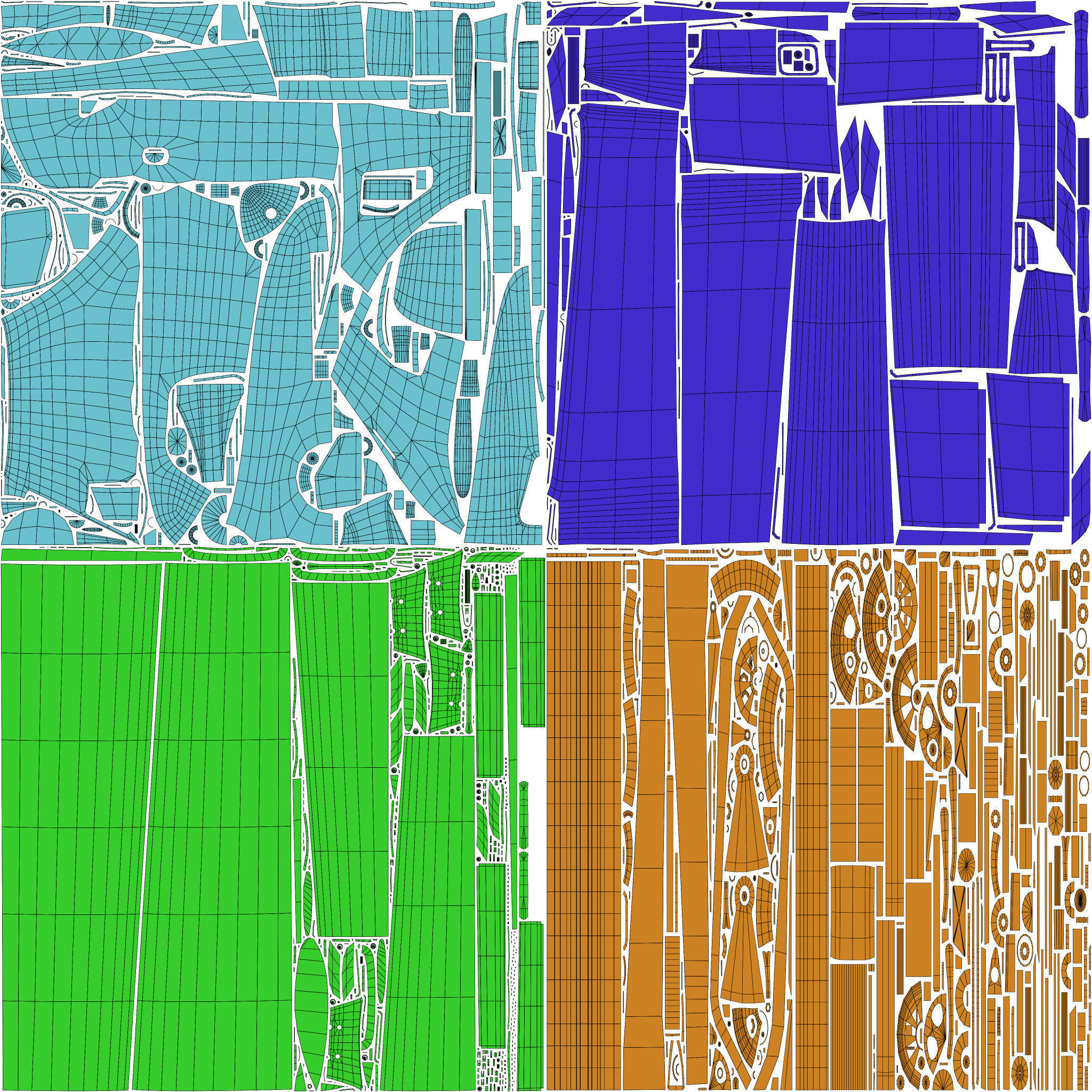 Bayraktar TB2 Drone 3D Model Low-poly 3D model_21