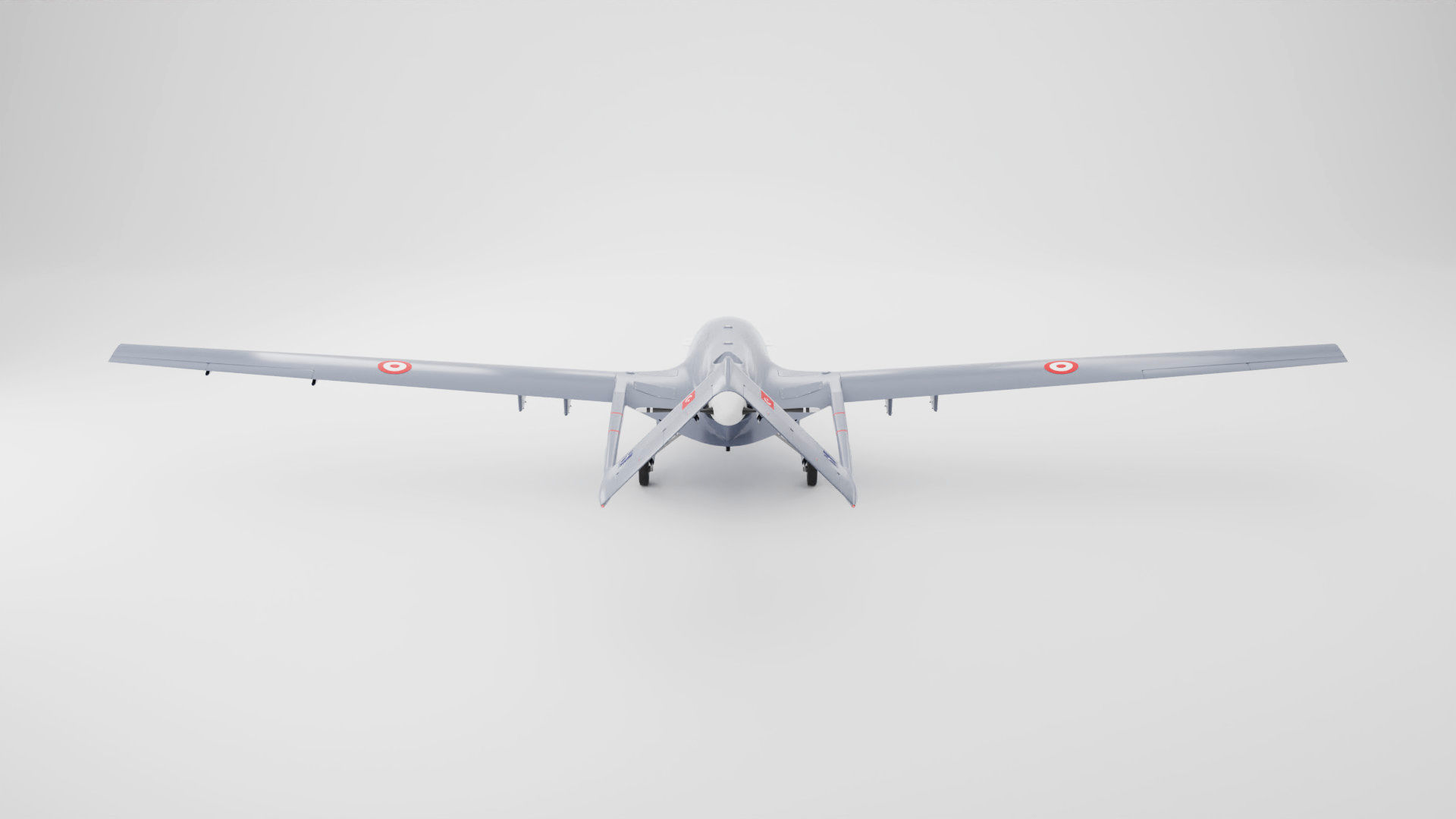 Bayraktar TB2 Drone 3D Model Low-poly 3D model_6