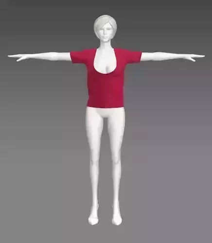Woman Clothing T-Pose 508